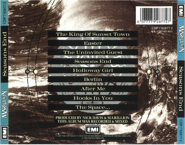 Marillion : Seasons End (CD, Album)