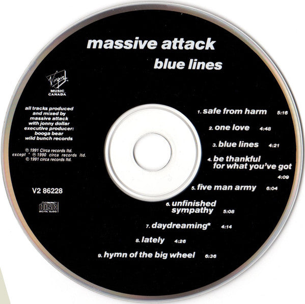 Massive Attack : Blue Lines (CD, Album, RE)