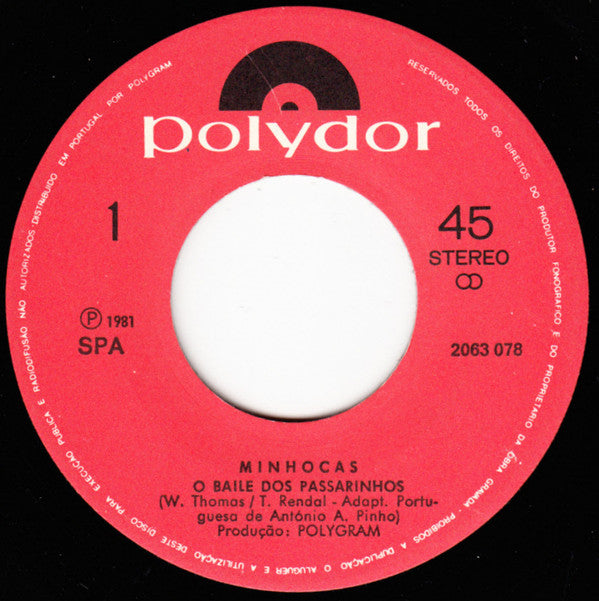 Minhocas : O Baile Dos Passarinhos (7", Single)