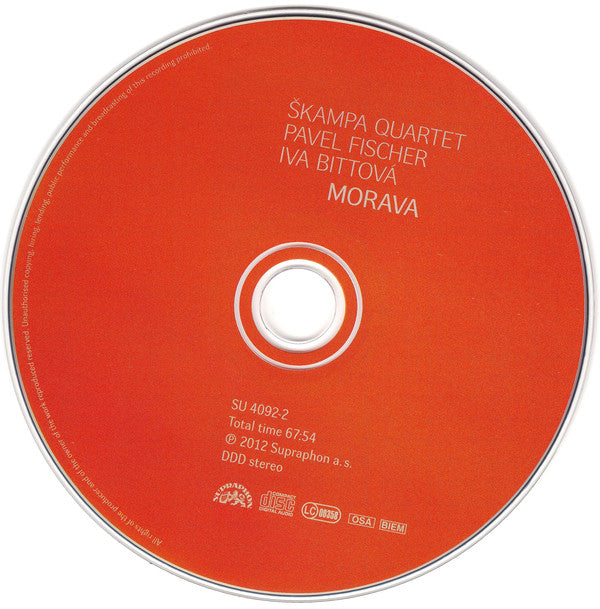 Škampa Quartet, Pavel Fischer, Iva Bittová : Morava (CD, Album)
