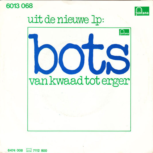 Bots : Lied Van De Werkende Jeugd (7", Single)