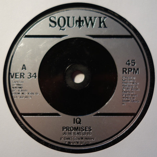 IQ (7) : Promises (As The Years Go By) (7")