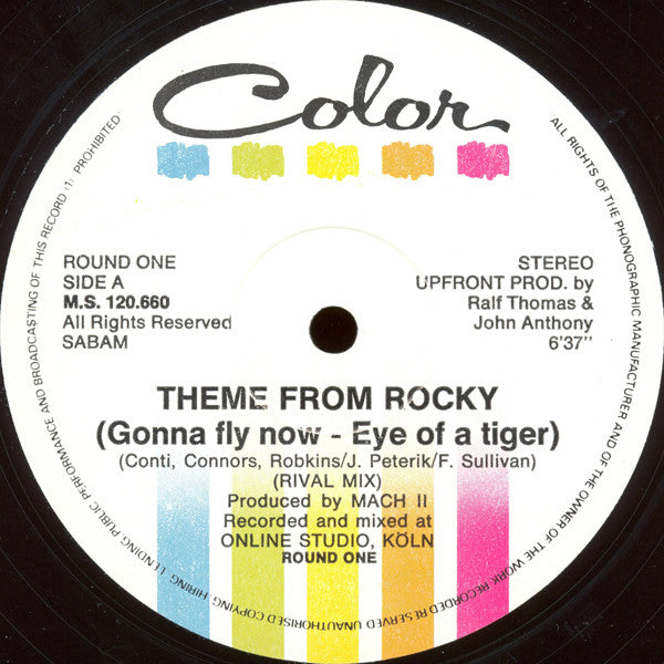 Round One (2) : Theme From Rocky (12", Ltd)