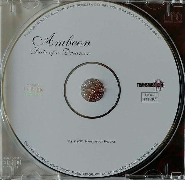 Ambeon : Fate Of A Dreamer (CD, Album)