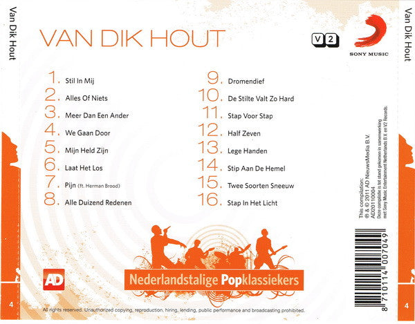 Van Dik Hout : Nederlandstalige Popklassiekers (CD, Comp)