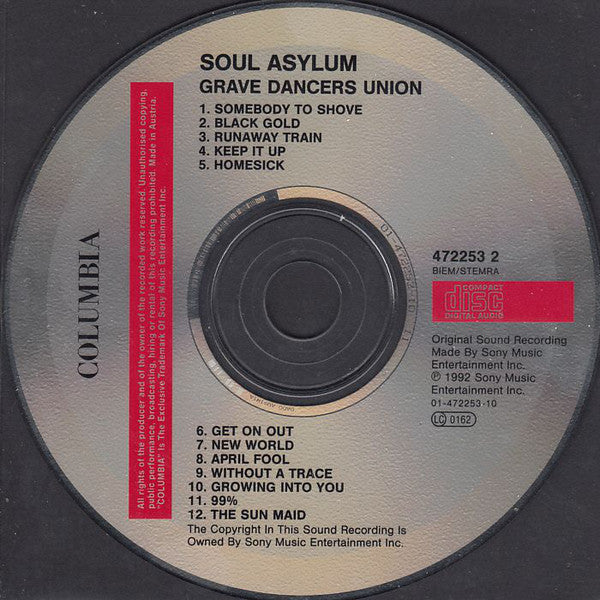 Soul Asylum (2) : Grave Dancers Union (CD, Album)