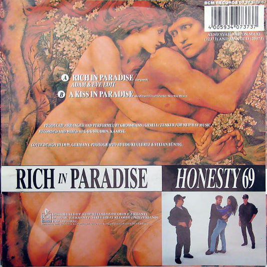 Honesty 69 : Rich In Paradise (7", Single)