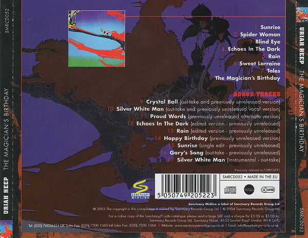 Uriah Heep : The Magician's Birthday (CD, Album, Dlx, RE, RM, RP, Exp)