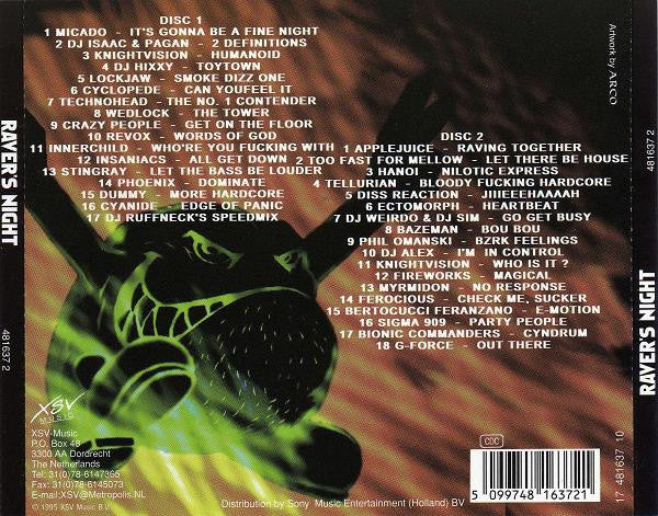 DJ Ruffneck : Raver's Night (2xCD, Comp, Mixed)