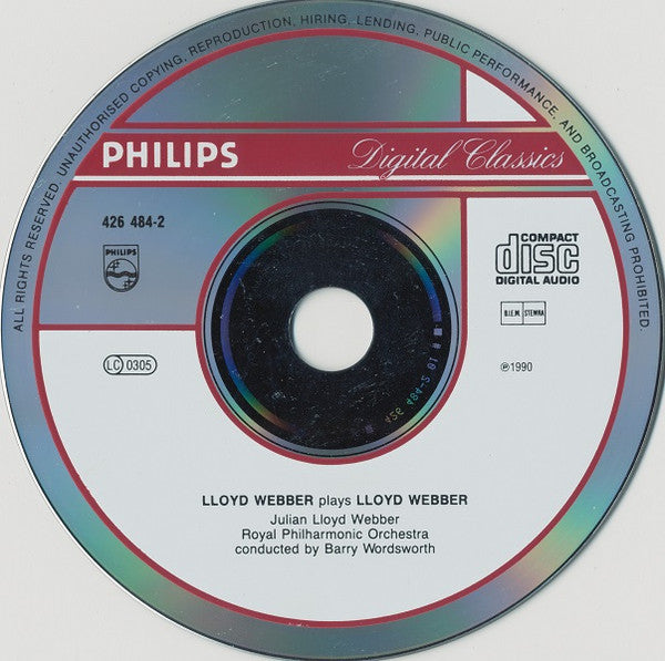 Julian Lloyd Webber : Lloyd Webber Plays Lloyd Webber (CD)