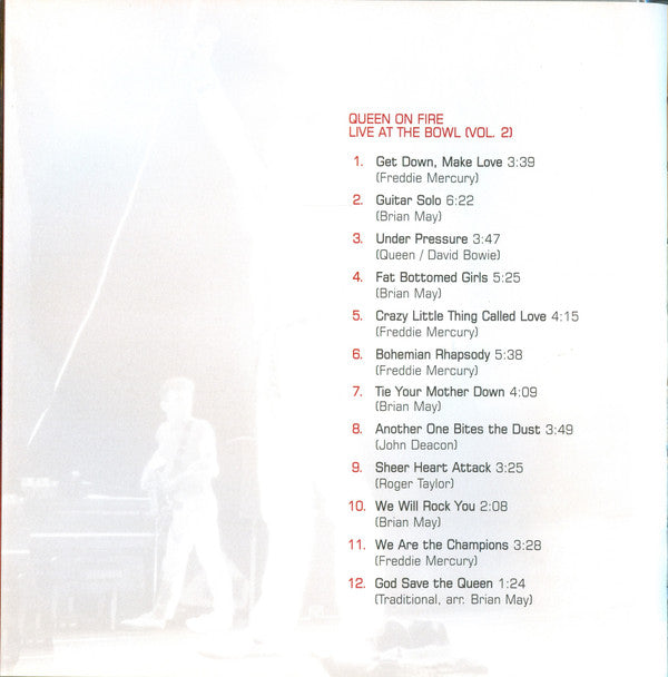 Queen : Queen On Fire (Live At The Bowl) Vol.2 (CD, Album, RE, RM, Dig)