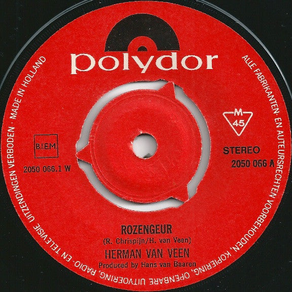 Herman van Veen : Rozegeur Maneschijn (7", Single)
