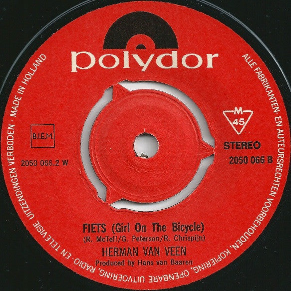 Herman van Veen : Rozegeur Maneschijn (7", Single)