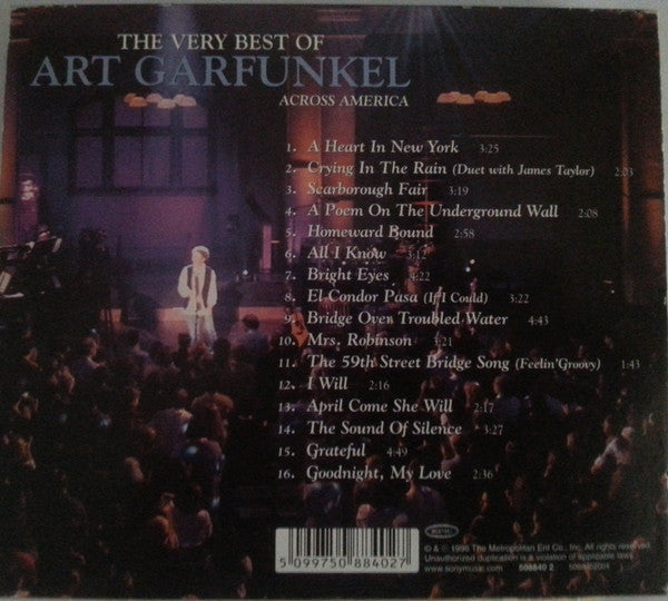 Art Garfunkel : The Very Best Of Art Garfunkel (Across America) (CD, Album)