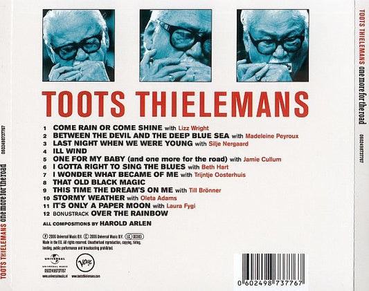 Toots Thielemans : One More For The Road (CD, Album)