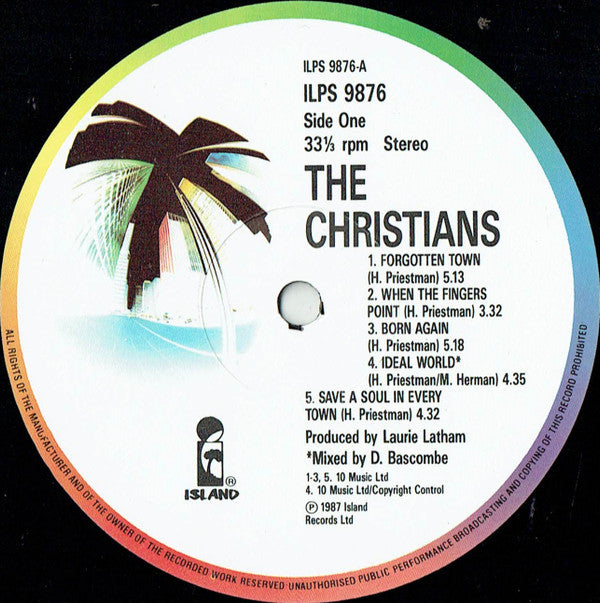 The Christians : The Christians (LP, Album, EMI)