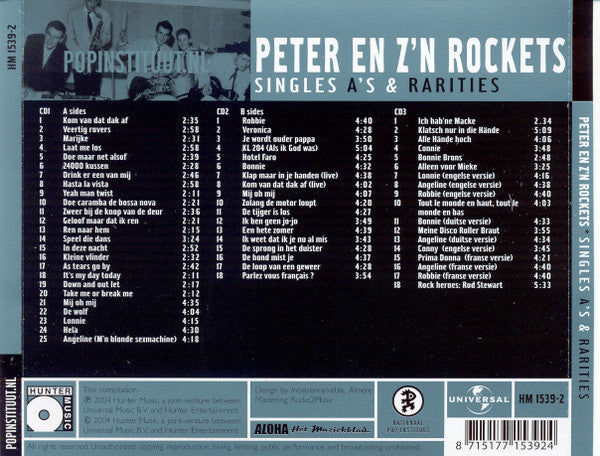 Peter Koelewijn & Zijn Rockets : Singles A's & Rarities (3xCD, Comp)
