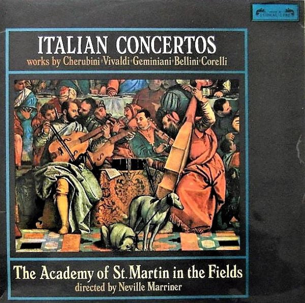 The Academy Of St. Martin In The Fields* Directed By Neville Marriner*, Cherubini*, Vivaldi*, Geminiani*, Bellini*, Corelli* : Italian Concertos (LP)