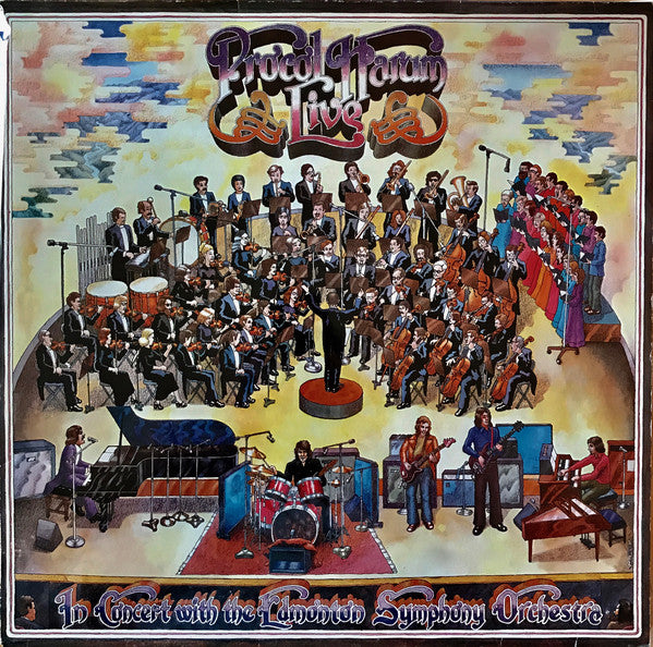 Procol Harum In Concert With The Edmonton Symphony Orchestra : Live (LP, Album, Gre)