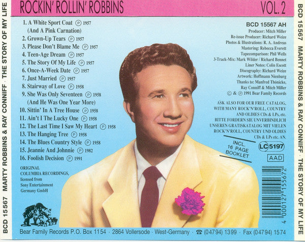 Marty Robbins & Ray Conniff : The Story Of My Life - The Marty Robbins / Ray Conniff Recordings (Rockin' Rollin' Robbins Vol. 2) (CD, Comp)