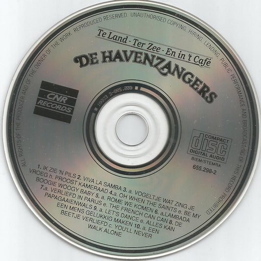 De Havenzangers : Te Land - Ter Zee - En In 'T Cafe (CD, Album)