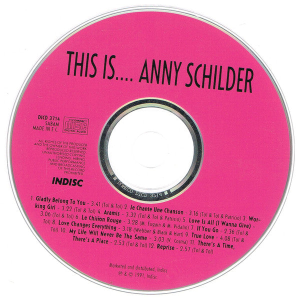 Anny Schilder : This Is... Anny Schilder (CD, Album)
