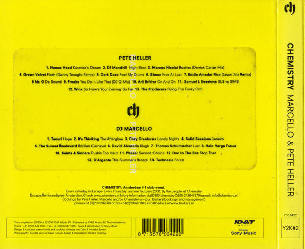 DJ Marcello & Pete Heller : Chemistry Y2K#2 - The Summer 2000 Edition (2xCD, Comp, Mixed, Dig)