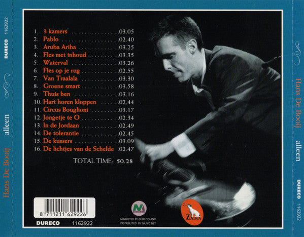 Hans De Booy : Alleen (CD, Album)