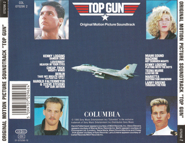 Various : Top Gun - Original Motion Picture Soundtrack (CD, Album, RE)