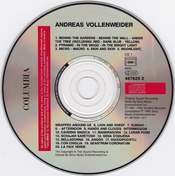 Andreas Vollenweider : The Trilogy (2xCD, Comp)