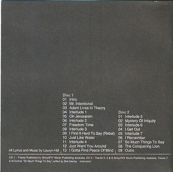 Lauryn Hill : MTV Unplugged 2.0 (2xCD, Album)