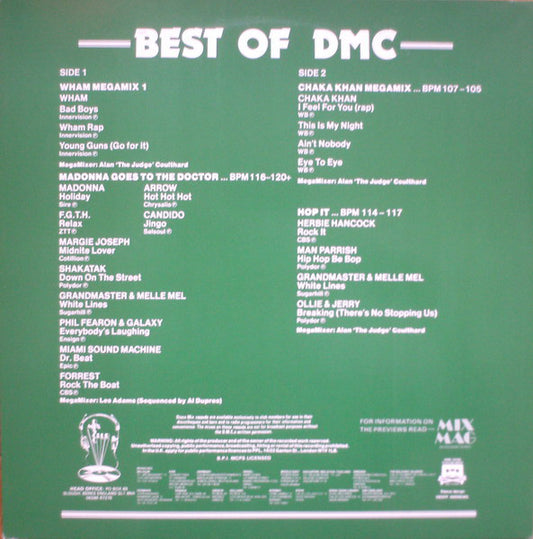 Various : Best Of DMC Vol. 2 (12", Mixed)
