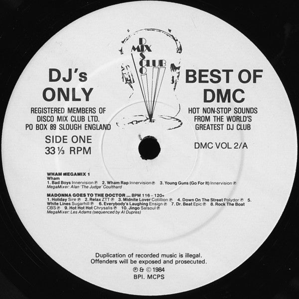 Various : Best Of DMC Vol. 2 (12", Mixed)
