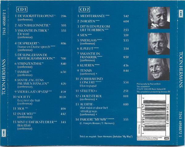 Toon Hermans : Toon Hermans (2xCD, Comp)