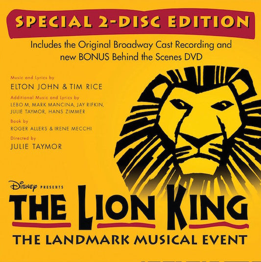 Various : The Lion King - Original Broadway Cast Recording (CD, Album + DVD, NTSC + RE)