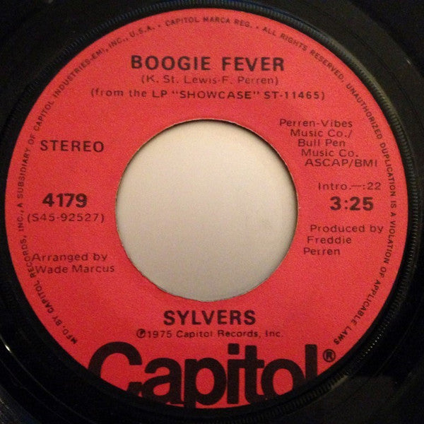 The Sylvers : Boogie Fever / Free Style (7", Los)