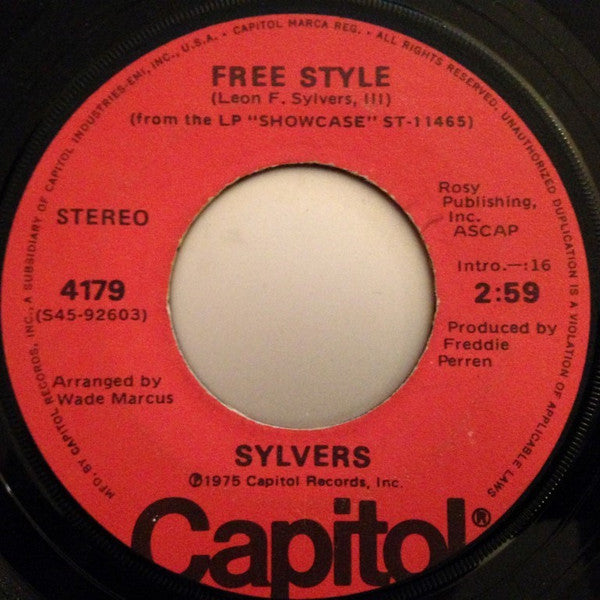 The Sylvers : Boogie Fever / Free Style (7", Los)