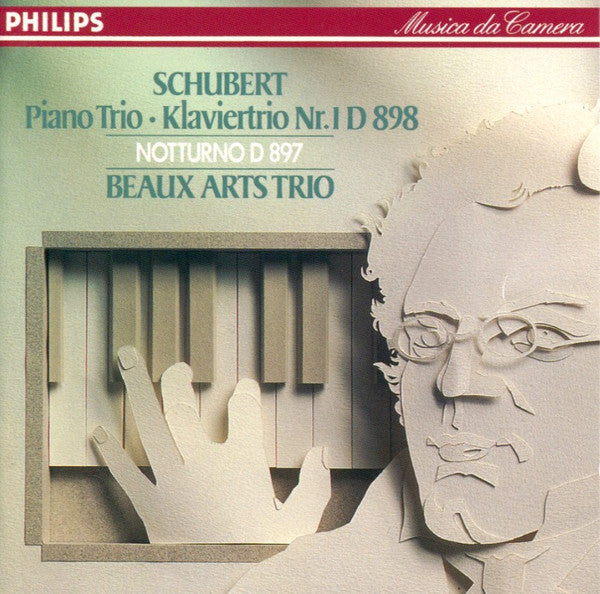 Franz Schubert, Beaux Arts Trio : Piano Trio • Klaviertrio Nr. 1 D 898 / Notturno D 897 (CD, RM)