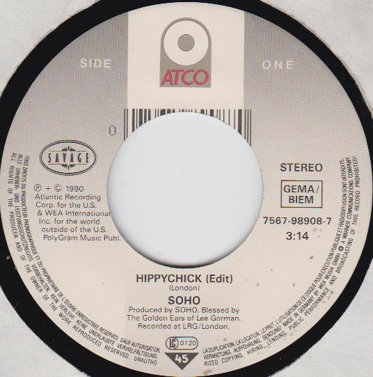 Soho (2) : Hippychick (7", Single)