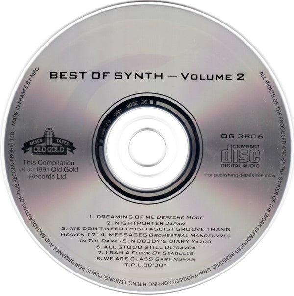 Various : The Best Of Synth - Volume 2 (CD, Comp)