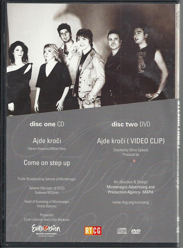 Stevan Faddy : Ajde Kroči / Come On Step Up (CD, Single, Promo + DVD, Promo)