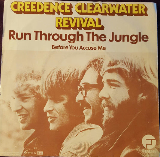 Creedence Clearwater Revival : Run Through The Jungle (7", Single)