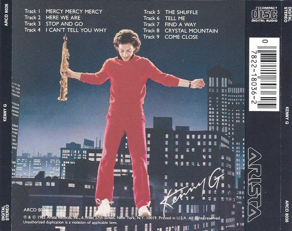 Kenny G (2) : Kenny G (CD, Album)