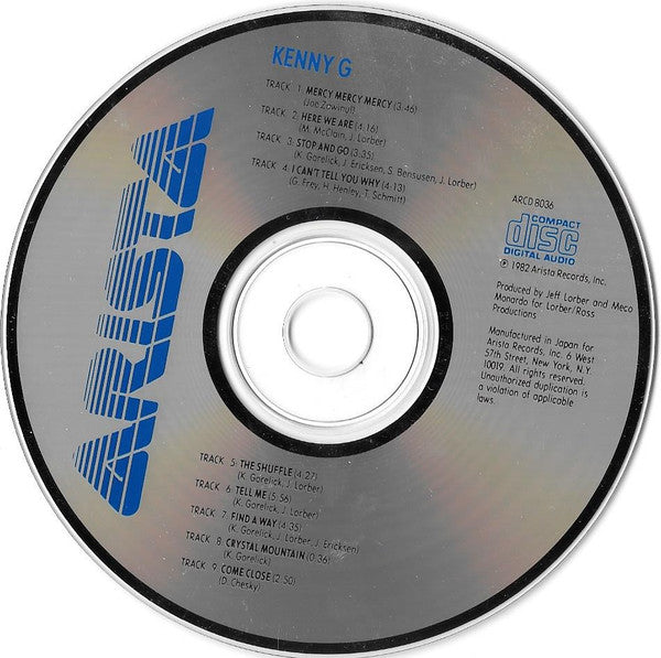 Kenny G (2) : Kenny G (CD, Album)