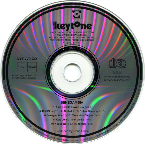 Sourakata Koité : Senegambia (CD, Album, RE, RM)