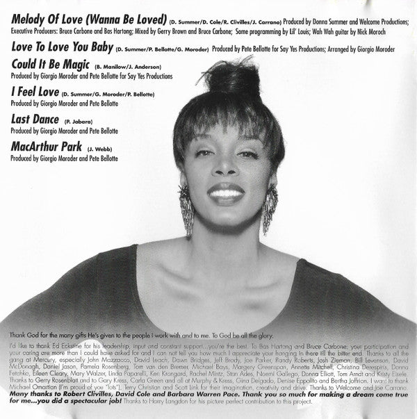 Donna Summer : Endless Summer Donna Summer's Greatest Hits (CD, Comp, RE)