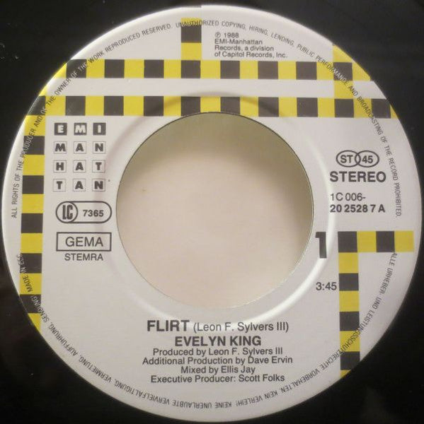 Evelyn King : Flirt (7", Single)