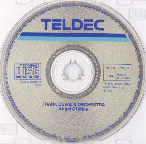 Frank Duval & Orchestra : Angel Of Mine (CD, Album, RE)