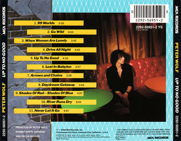 Peter Wolf : Up To No Good! (CD, Album)