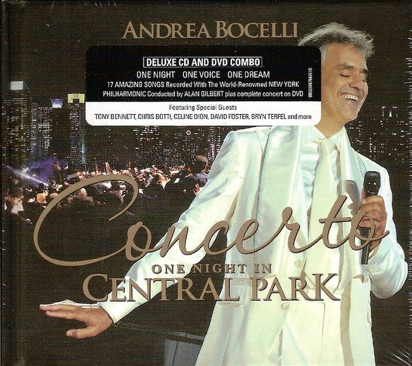 Andrea Bocelli : Concerto: One Night In Central Park (CD, Album + DVD-V, NTSC + Dlx, Har)